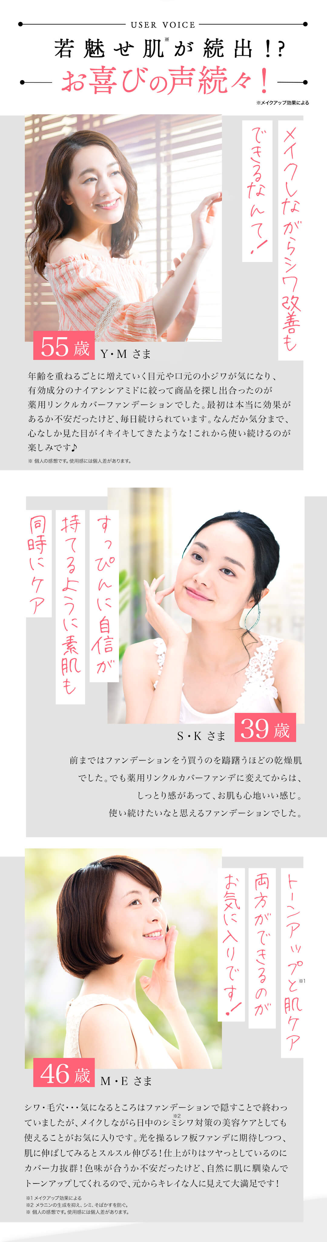 お喜びの声続々