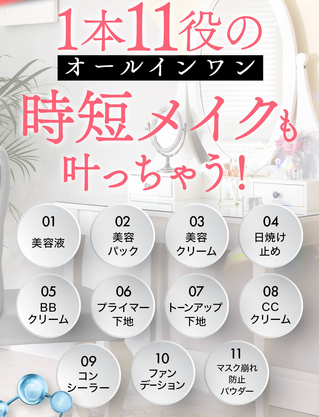 1本11役のオールインワン